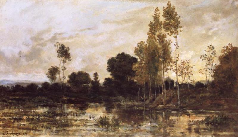 Charles Francois Daubigny Alders France oil painting art